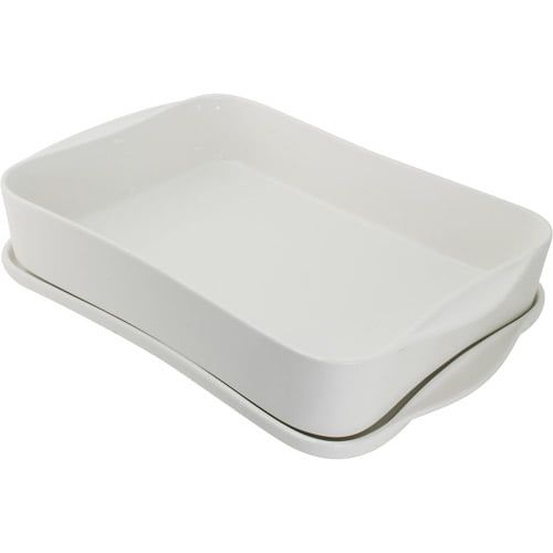  Ten Strawberry Street 10 Strawberry Street Baker with Serving and Storing Lid, White