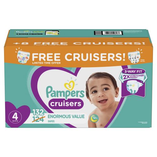  Pampers Cruisers Diapers, Size 4, 160 Count