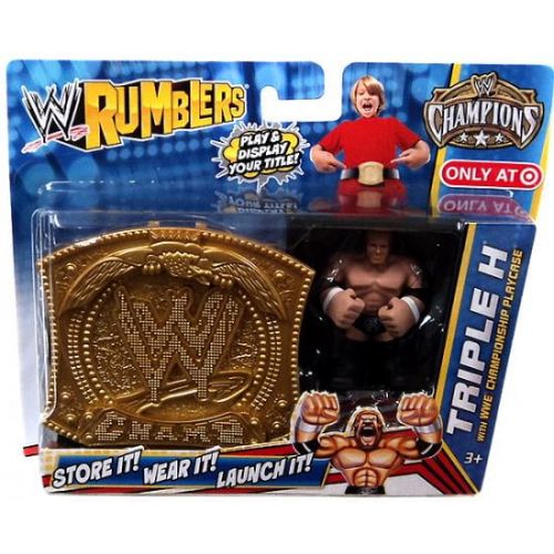 마텔 Mattel Toys WWE Wrestling Rumblers Champions Triple H Mini Figure