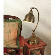 AFLighting AF Lighting Plato Adjustable Desk Lamp, Satin Brass
