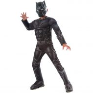 Generic Marvels Captain America Civil War Black Panther Deluxe Muscle Chest Child Halloween Costume