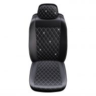 Premium Diamond Seat Cover with Crystals from Swarovski, Black