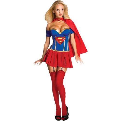 제네릭 Generic Supergirl Deluxe Adult Halloween Costume