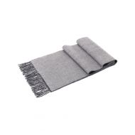 Simplicity Cashmere Scarf for Men w Gift Box,Grey & Heather Grey Reversible