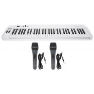 Samson Carbon 61 Key USB MIDI DJ Keyboard Controller+Software+(2) Microphones