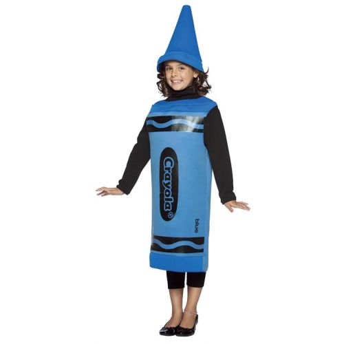  Crayola Blue Tween Halloween Costume, Size: Teen Girls - One Size