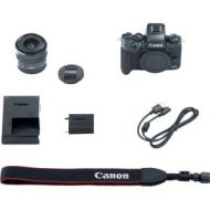 Canon EOS M5 24.2 Megapixel Mirrorless Camera with Lens - 15 mm - 45 mm - Black (1279c011)