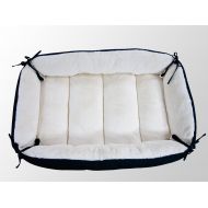 Armarkat Pet Bed 64-Inch by 50-Inch D04HMLMB- Large, Green & Ivory