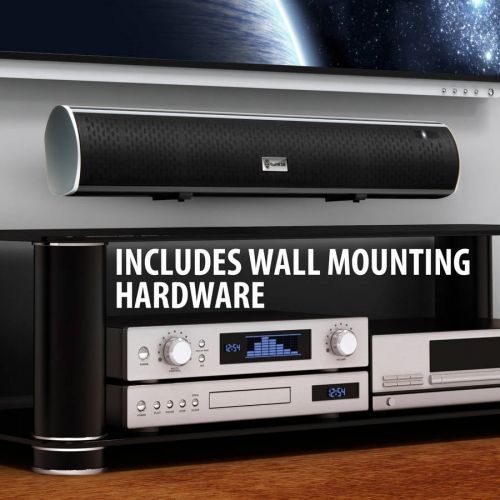 그루브 Gogroove GOgroove Bluetooth 2.1 Sound Bar Home Theater Speaker with Internal Subwoofer & Wall Mounting Kit - Works With TCL , Samsung , VIZIO , Sony and More HD , 4K , & Smart TVs