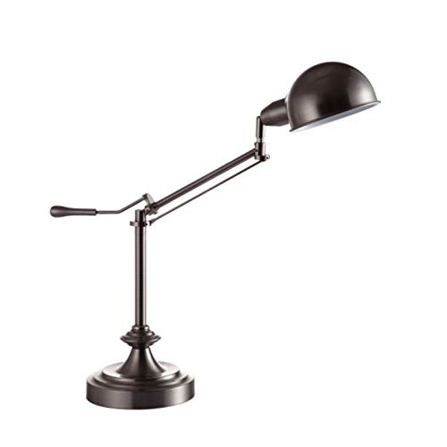  Ore International 24.5 Modern Silver Task Table Lamp