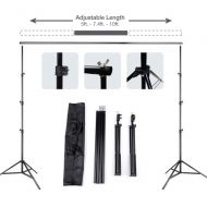 [아마존베스트]Zimtown 10ft Adjustable Background Support Stand Photography Video Backdrop Kit Black