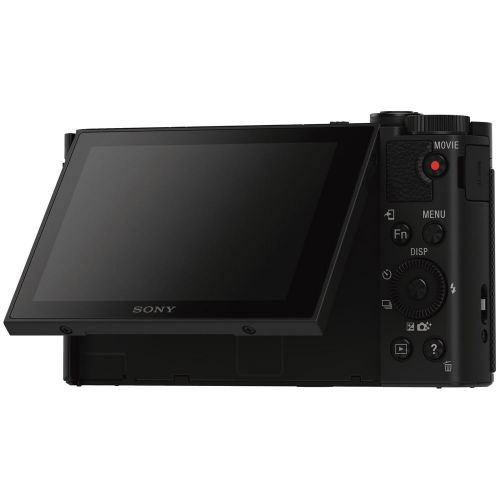 소니 Sony Cyber-shot HX80 Compact Digital Camera with 30x Optical Zoom (Black) + 32GB SDHC Memory Dual Battery Kit + Accessory Bundle