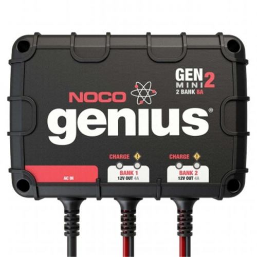  Noco NOCO Genius GENM2 8-Amp 2-Bank Onboard Battery Charger