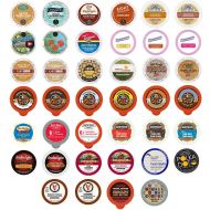 Perfect Samplers Flavored Coffee Single Serve Cups Variety Pack Sampler, 40 Ct