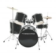 On-Stage DK7500-GB 5-Piece Drum Set , Gloss Black