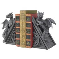 Design Toscano Gothic Castle Dragons Sculptural Bookends