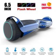 Hoverheart UL2272 Certified LED Flash Wheel 6.5 Hoverboard Two Wheel Self Balancing Scooter New Chrom Black