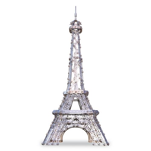  Meccano by Erector, 2 in 1 Model Kit: Eiffel Tower & Brooklyn Bridge
