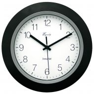 Equity by La Crosse 40222B 10 Insta-Set Black Wall Clock