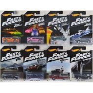 Hot Wheels Fast and Furious Set of 8 2016 Exclusive Limited Edition 1:64 Scale Collectible Die Cast Metal Toy Car Model