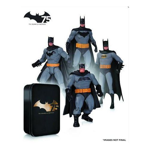  DC Batman 75th Anniversary Set 2 Action Figure 4-Pack