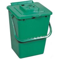 Exaco Eco Kitchen Compost Pail with Carbon Filter, Green