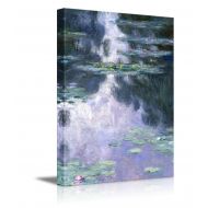 Wall26 wall26 - Claude Monet Water Lilies Nymphe - Impressionist Modern Art - Canvas Art Home Decor - 24x36 inches