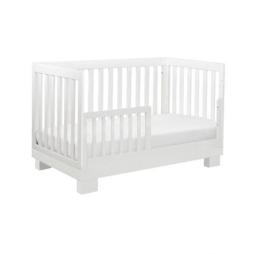  Babyletto Modo 3-in-1 Convertible Crib with Toddler Rail, White