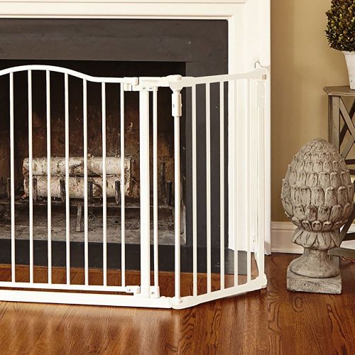  North States 4958 Supergate Deluxe Decor Safety Gate 15-Inch 6-Bar Extension