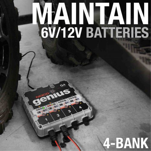  Noco NOCO Genius G4 4.4-Amp 4-Bank UltraSafe Battery Charger