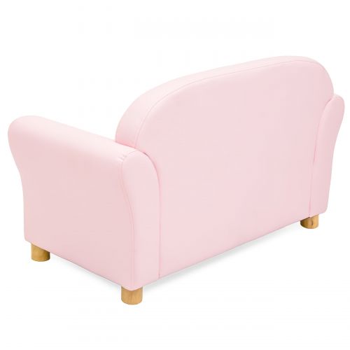  Best Choice Products Kids Upholstered Tufted Mini Sofa Couch (Pink)