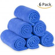 Unbranded 100% Microfiber Bath Towel Set 3 Pack(27 x 55), Soft,Absortbent and Fast Drying,Perfect For Sports, Travel, Fitness, Yoga - Solid Grey