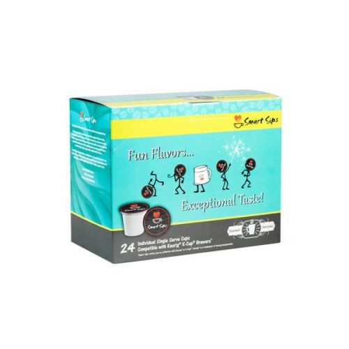  Smart Sips Coffee Decaf Blueberry Cinnamon Crumble Flavored Coffee, 72 Count, Single Serve Cups Compatible With All Keurig K-cup Brewers