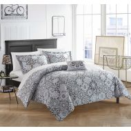 Chic Home 4-Piece Winona 100% Cotton 200 Thread Count Bohemian Inspired Printed REVERSIBLE Duvet Cover Set