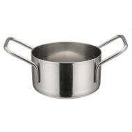 Winco DCWE-102S, 3-18-Inch Dia Stainless Steel Mini Casserole Pot, 2 Handles