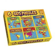 GeoToys 6 GeoPuzzles One Box