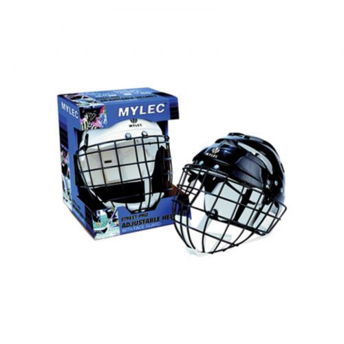  0 Mylec Senior Hockey Helmet with Wire Face Guard, Ages 13 and Up, White