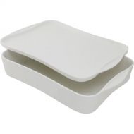 Ten Strawberry Street 10 Strawberry Street Baker with Serving and Storing Lid, White