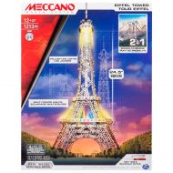 Meccano by Erector, 2 in 1 Model Kit: Eiffel Tower & Brooklyn Bridge