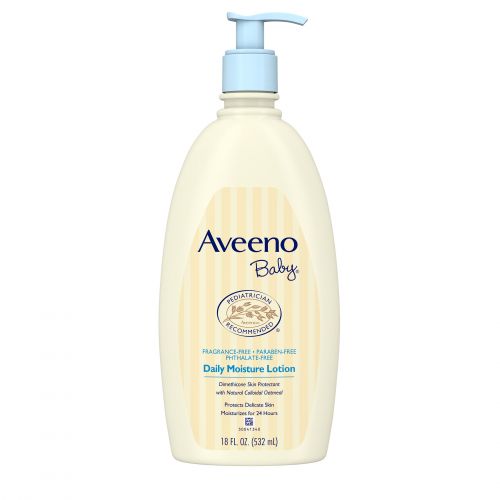  Aveeno Baby Daily Moisture Lotion with Natural Colloidal Oatmeal, 18 fl. oz