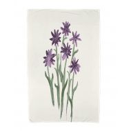 Simply Daisy, 30 x 60 inch, Daffodils Beach Towel, Purple