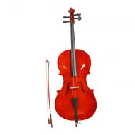Zimtown Acoustic Student Adult Cello with Soft Case, Bow, Bridge, Rosin, Size 12 14 34 44 (Full Size)