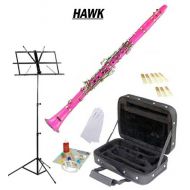 Hawk Pink Bb Clarinet Package with Case, Reeds, Music Stand & Cleaning Kit