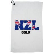 Hollywood Thread New zealand Golf - Olympic Games - Rio - Flag Golf Towel with Carabiner Clip