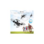 ALLCACA 2.4GHz RC Quadcopter 6-axis Gyro Remote Control Drone Quadcopters with Altitude Hold Mode, 3D Flip, Headless Mode and One-key Return, Black