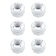 Hayward Swimming Pool Return Complete Vinyl Inlet Outlet Fitting 1.5 (6 Pack)