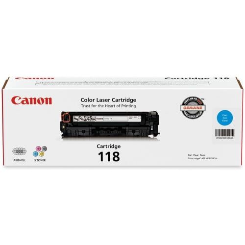 캐논 Canon, CNMCRTDG118CY, CRTDG118 Toner Cartridge, 1 Each