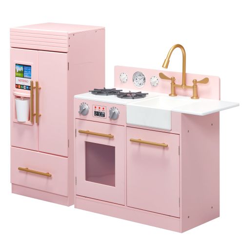  Teamson Kids - Little Chef Chelsea Modern Play Kitchen - Pink