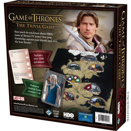  Fantasy Flight Games HBO Game of Thrones Trivia Board Game