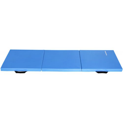  BalanceFrom 2 Thick Tri-Fold Folding Exercise Mat with Carrying Handles for MMA, Gymnastics and Home Gym Protective Flooring